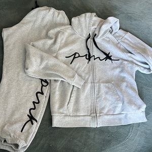 VS PINK SWEAT SUIT